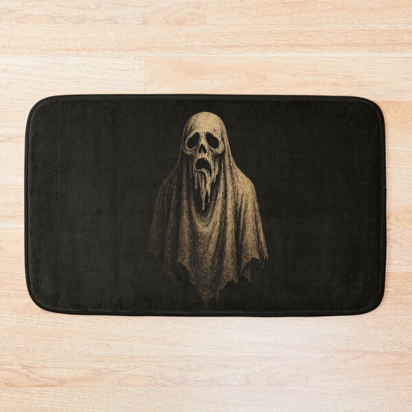 Item preview, Melting Face Ghost – Distorted Creepy Spirit in Grunge Style designed and sold by Meandmyshop.
