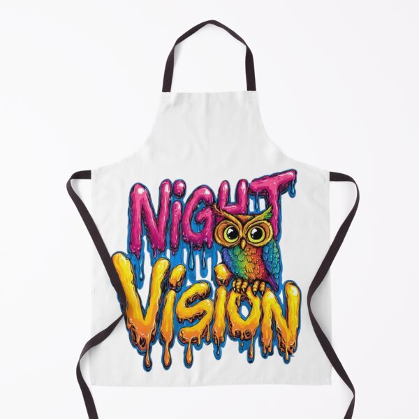 Item preview, Night Vision Owl – Colorful Graffiti Style designed and sold by AlexLineArt.