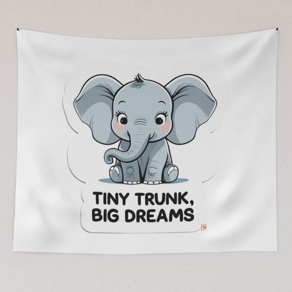 Item preview, Cute elephant designed and sold by WovennDesigns.