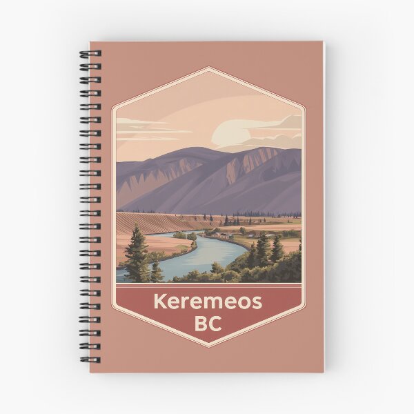Item preview, Keremeos BC River Valley Scene, Okanagan Similkameen Agriculture Landscape designed and sold by meganohm.