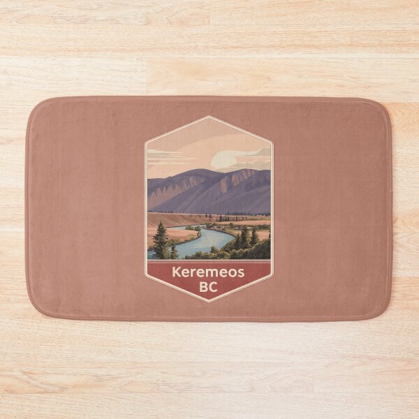 Item preview, Keremeos BC River Valley Scene, Okanagan Similkameen Agriculture Landscape designed and sold by meganohm.