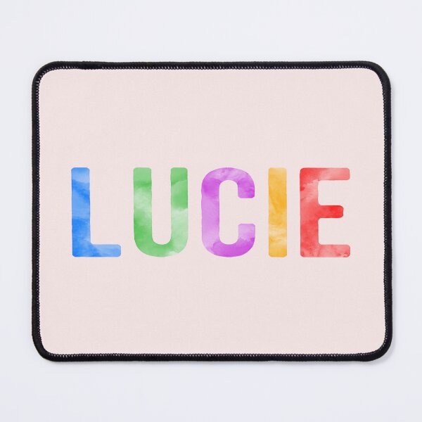 Item preview, Lucie Name Bright Colors designed and sold by Jeallan Designs.