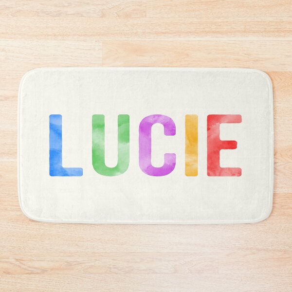 Item preview, Lucie Name Bright Colors designed and sold by Jeallan Designs.