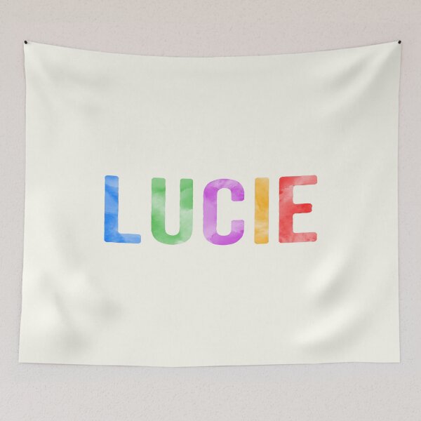 Item preview, Lucie Name Bright Colors designed and sold by Jeallan Designs.