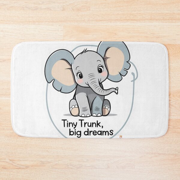 Item preview, Baby elephant designed and sold by WovennDesigns.