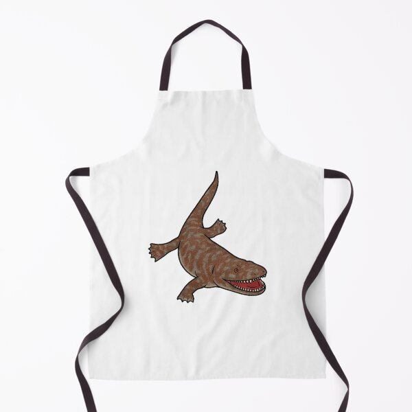 Item preview, Ichthyostega Illustration, Prehistoric Transitional Fossil Amphibian Art designed and sold by Vendeloc.