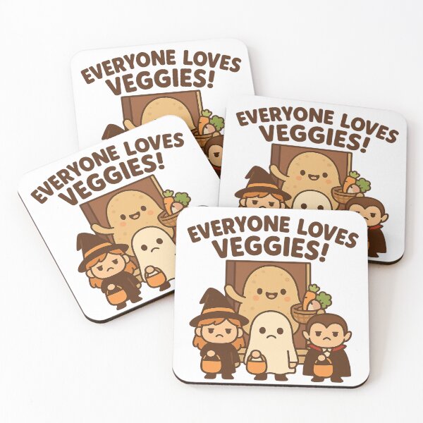 Item preview, Everyone Loves Veggies – Funny Halloween Potato & Trick-or-Treat Design designed and sold by Tater Tales.