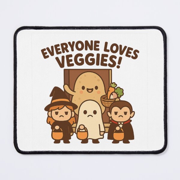 Item preview, Everyone Loves Veggies – Funny Halloween Potato & Trick-or-Treat Design designed and sold by Tater Tales.