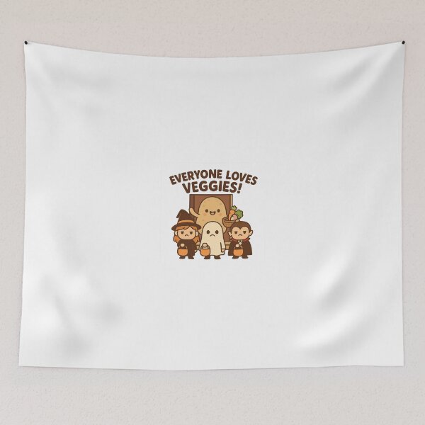 Item preview, Everyone Loves Veggies – Funny Halloween Potato & Trick-or-Treat Design designed and sold by Tater Tales.