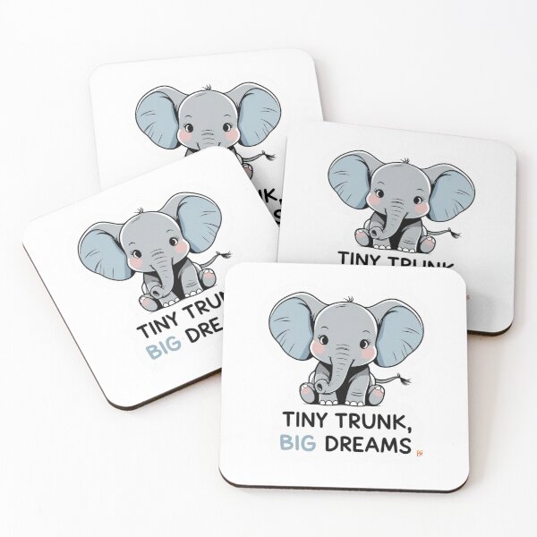 Item preview, Baby elephant designed and sold by WovennDesigns.