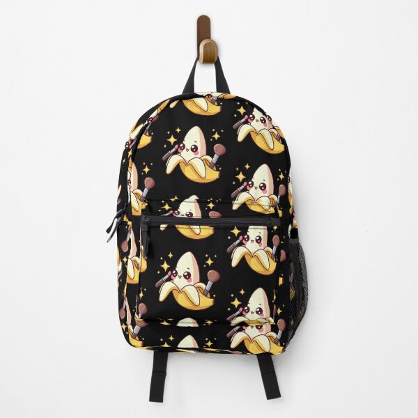 Item preview, Kawaii Banana Doing Makeup designed and sold by Cuteartistbe.