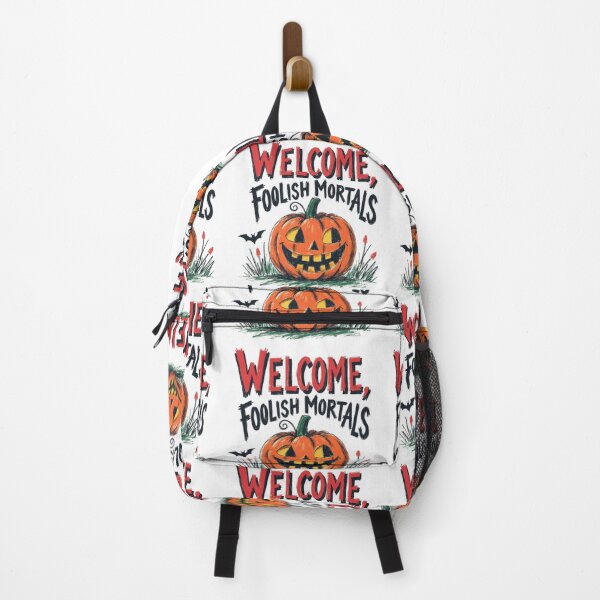 Item preview, Welcome Foolish Mortals Pumpkin designed and sold by MiniStudio.