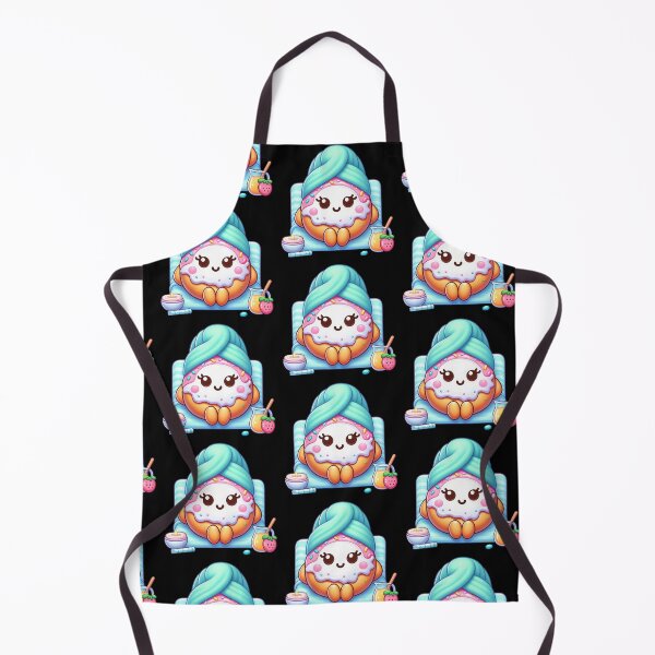 Item preview, Kawaii Donut Enjoying a Spa Day designed and sold by Cuteartistbe.