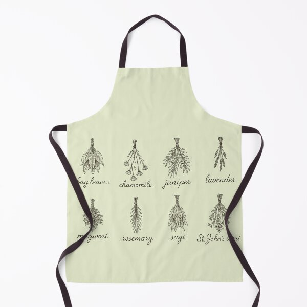 Item preview, Herbal Chart – Vintage Botanical Herb Grid designed and sold by Wand-and-Root.