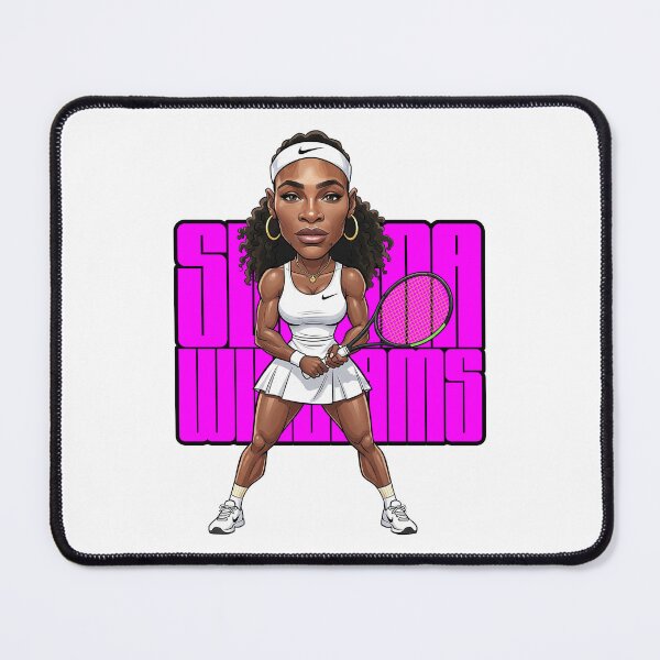 Item preview, Funny caricature of Serena Williams American tennis player and Grand Slam champion designed and sold by vectorlove.
