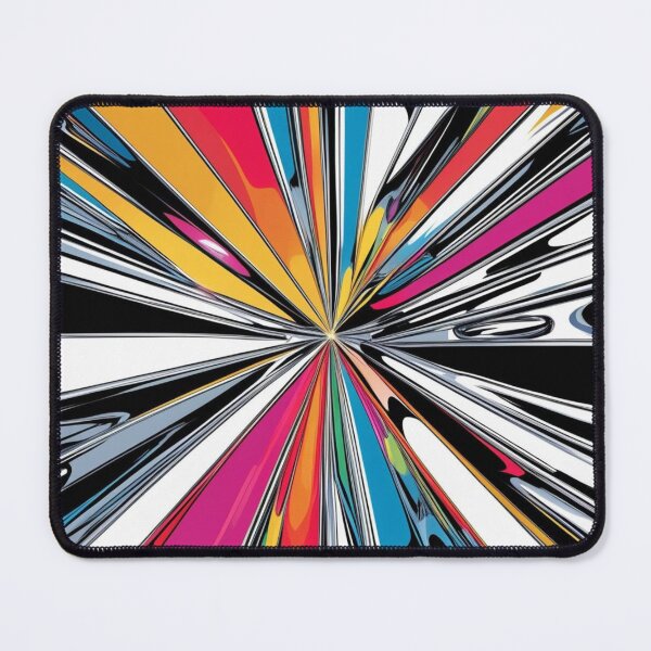 Artikelvorschau, Bunte abstrakte Chrom Burst entworfen und verkauft von Harmonic_Layers.