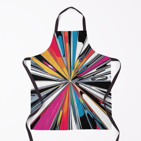 Item preview, Colorful Abstract Chrome Burst designed and sold by Harmonic_Layers.
