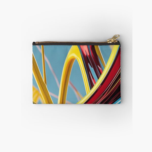 Item preview, Red and Yellow Chrome Abstract designed and sold by Harmonic_Layers.