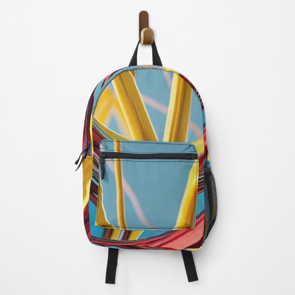 Item preview, Red and Yellow Chrome Abstract designed and sold by Harmonic_Layers.