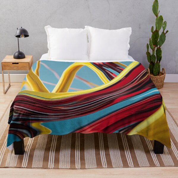 Item preview, Red and Yellow Chrome Abstract designed and sold by Harmonic_Layers.