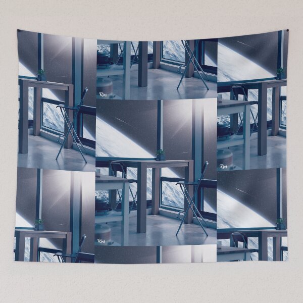 Item preview, Minimalist Office in Space with a View of the Earth designed and sold by Róger Arrieta.