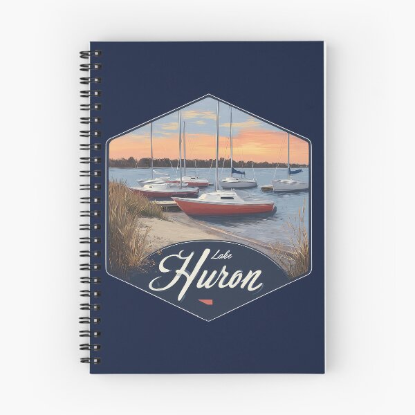 Item preview, Lake Huron Sailboats at Sunset, Ontario Canada Marina Scenic Lakeside designed and sold by meganohm.
