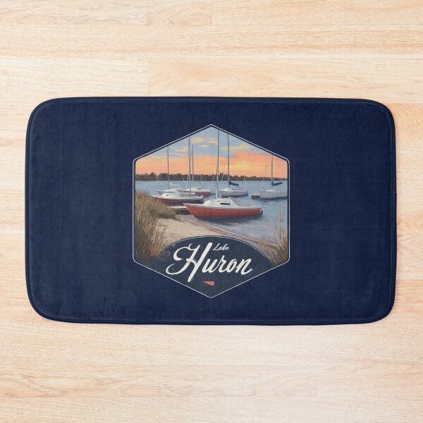 Item preview, Lake Huron Sailboats at Sunset, Ontario Canada Marina Scenic Lakeside designed and sold by meganohm.