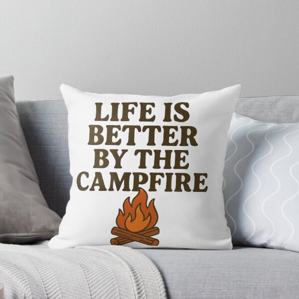 Item preview, Life is Better by the Campfire – Rustic Camping Vibes designed and sold by DailyVibesCo.