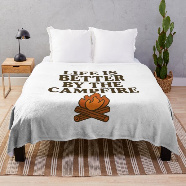 Item preview, Life is Better by the Campfire – Rustic Camping Vibes designed and sold by DailyVibesCo.