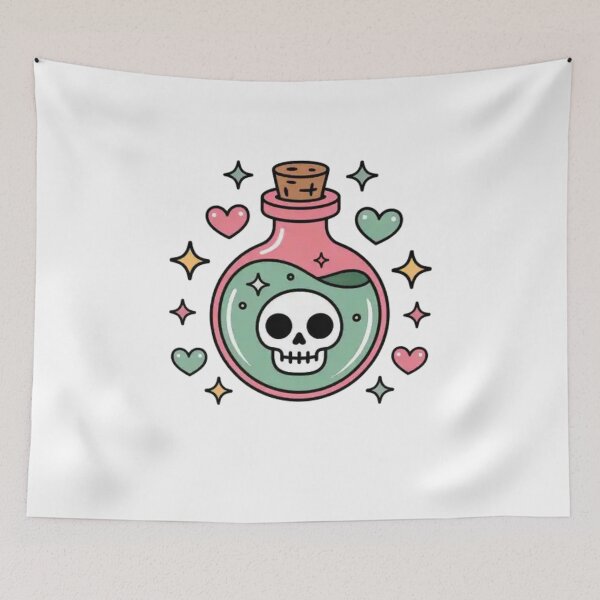 Item preview, poison label designed and sold by Mateusz Majcherek.