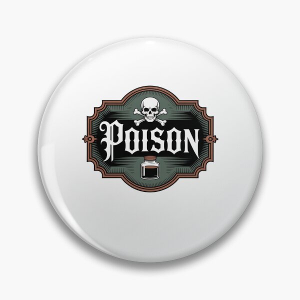 Item preview, poison label designed and sold by Mateusz Majcherek.