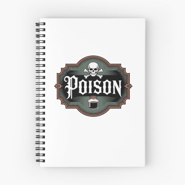 Item preview, poison label designed and sold by Mateusz Majcherek.