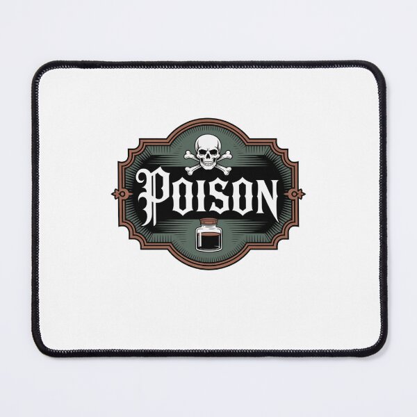 Item preview, poison label designed and sold by Mateusz Majcherek.