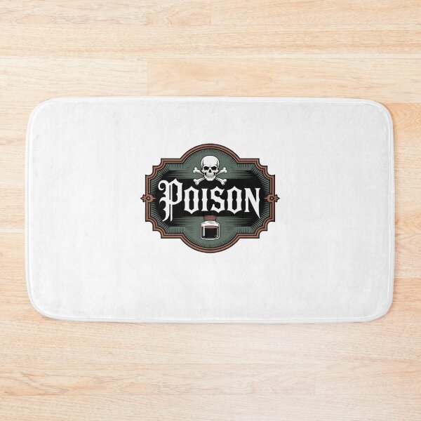 Item preview, poison label designed and sold by Mateusz Majcherek.