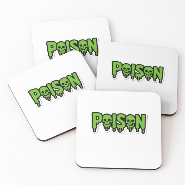 Item preview, poison label designed and sold by Mateusz Majcherek.
