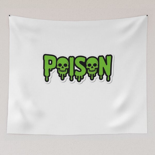 Item preview, poison label designed and sold by Mateusz Majcherek.
