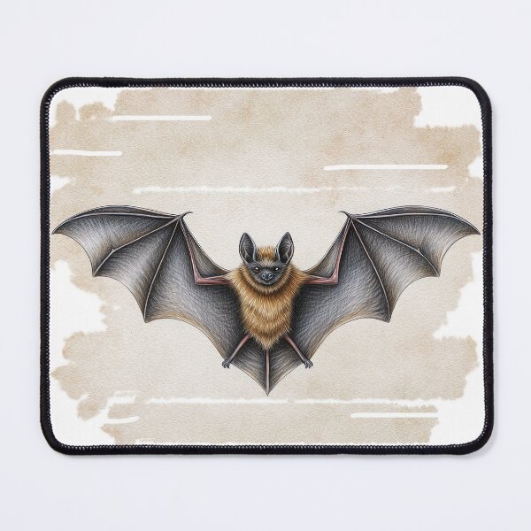 Item preview, Artistic flying bat illustration with vintage style designed and sold by olenapetol.