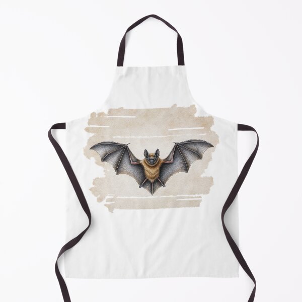 Item preview, Artistic flying bat illustration with vintage style designed and sold by olenapetol.
