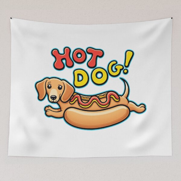 Item preview,  Hot Dog Dachshund Funny Pun designed and sold by TeeARTHY.