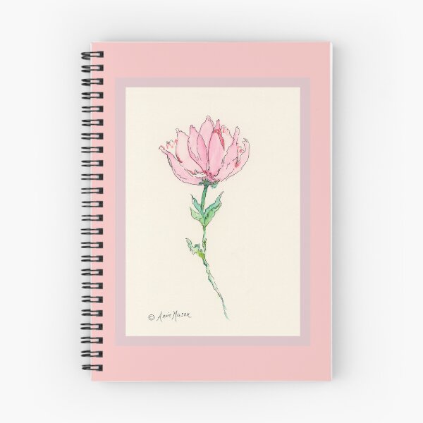 Item preview, Coral Bloom - watercolor and pen designed and sold by Annie Mason Art.