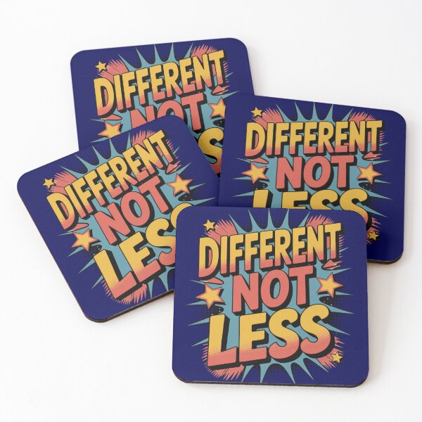 Item preview, Different Not Less – Autism Awareness Quote designed and sold by GENX-AUTISM-DAD.