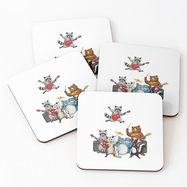 Item preview, Forest Animals Rock Band designed and sold by TeeARTHY.