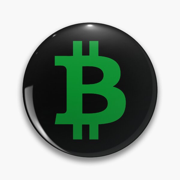 Artikelvorschau, Klassisches Bitcoin-Logo in grüner Farbe entworfen und verkauft von CyberRex.
