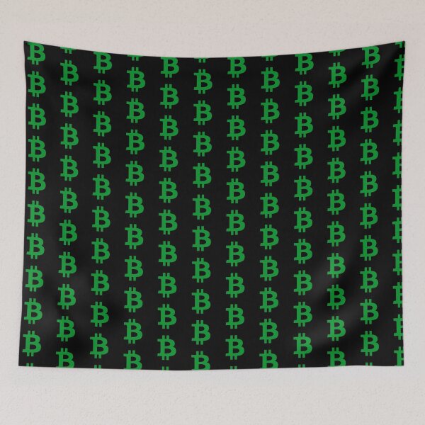 Item preview, Classic Bitcoin Green Color Logo designed and sold by CyberRex.