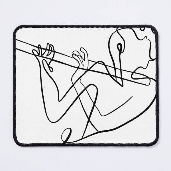 Item preview, Musician Profile in Continuous Line designed and sold by glint-rebubble.