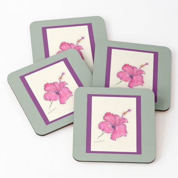 Item preview, Cherry Bloom - watercolor and pen designed and sold by Annie Mason Art.