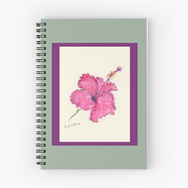 Item preview, Cherry Bloom - watercolor and pen designed and sold by Annie Mason Art.