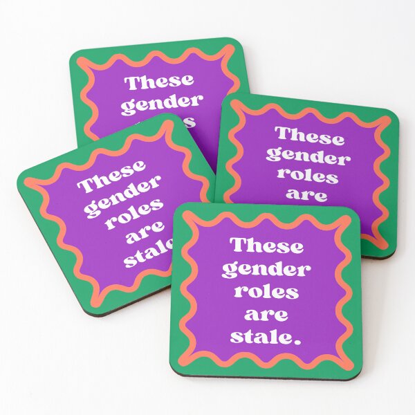 Item preview, These gender rolls are stale | Funny feminist pun designed and sold by leftyshirts.