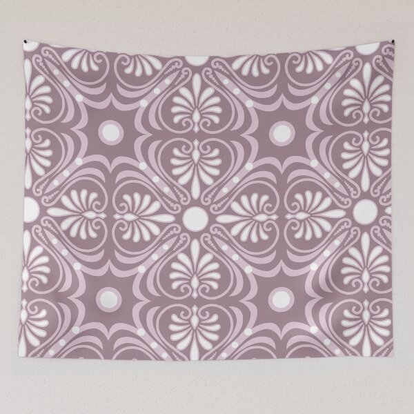 Item preview, Greek Patch-Monochrome Meadow Flower And Dull Bouquet designed and sold by Fabricatemyart.