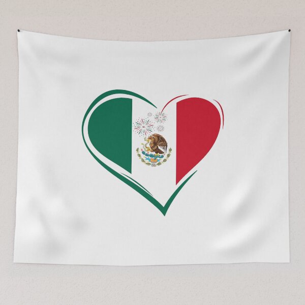 Item preview, mexican flag designed and sold by ANNINOART ⭐⭐⭐⭐⭐.